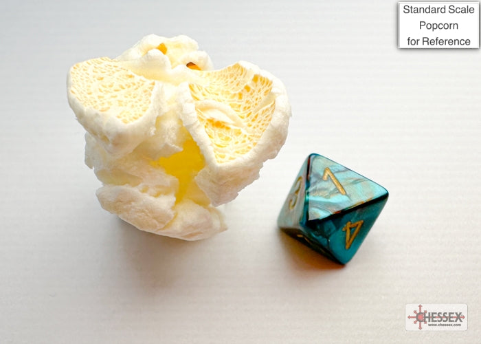 Gemini Mini-hedral Red-Teal/gold 7-Die Set (Chessex) (20662)