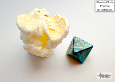 Gemini Mini-hedral Red-Teal/gold 7-Die Set (Chessex) (20662)