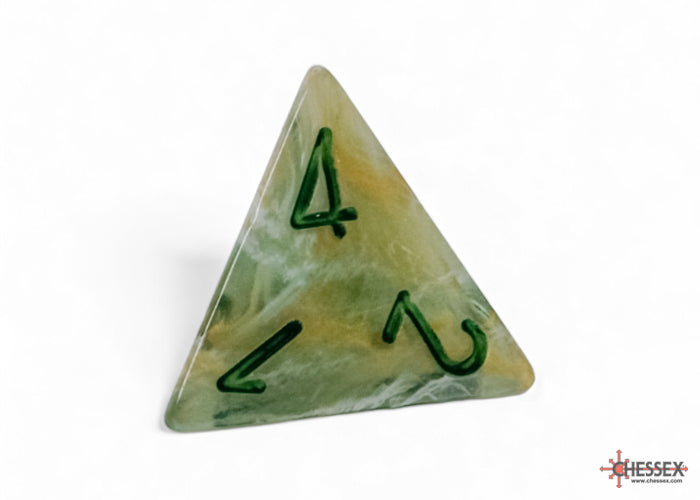 Marble Mega-hedral Green/dark green 7-Die Set (Chessex) (22409)