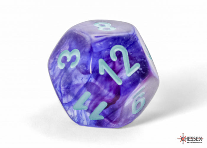 Nebula Mega-hedral Nocturnal/turquoise Luminary 7-Di (Chessex) (22557)