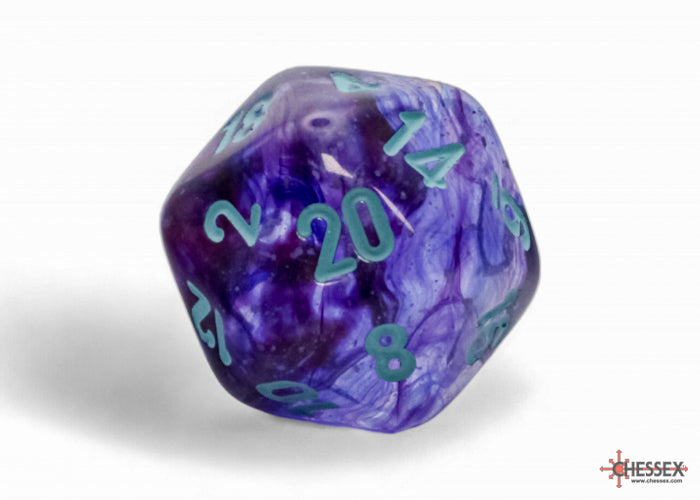 Nebula Mega-hedral Nocturnal/turquoise Luminary 7-Di (Chessex) (22557)