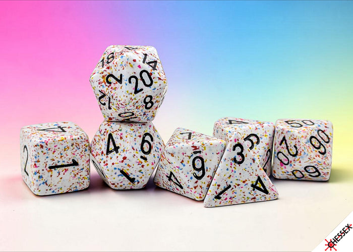Speckled Birthday Polyhedral 7-Dice Set (Chessex) (25321)