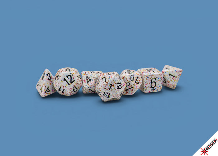 Speckled Birthday Polyhedral 7-Dice Set (Chessex) (25321)