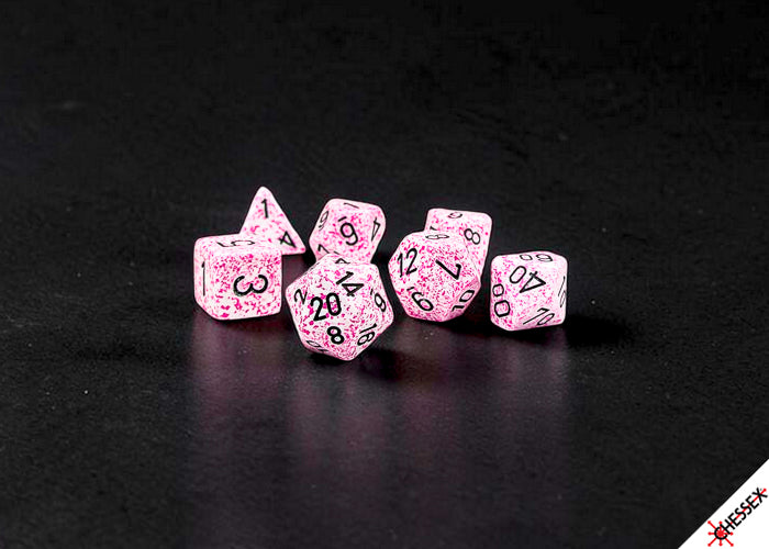 Speckled Pink Polyhedral 7-Dice Set (Chessex) (25354)