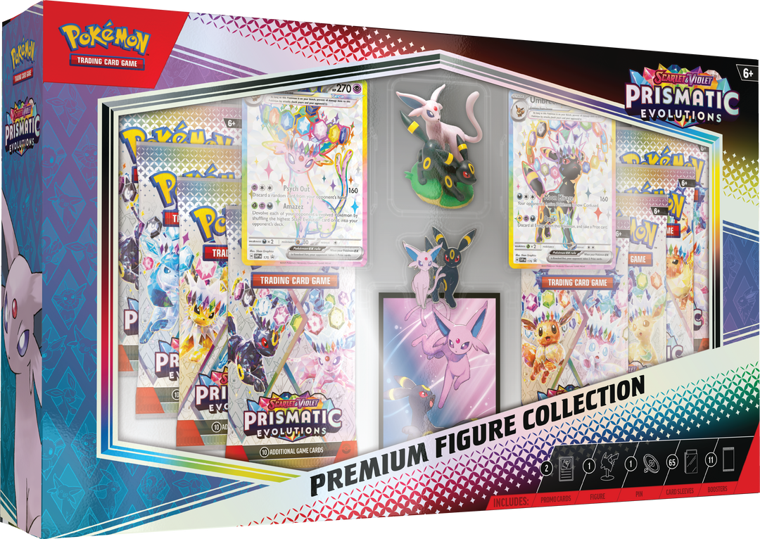 Pokemon TCG: SV8.5 Prismatic Evolutions - Premium Figure Collection (Espeon ex/Umbreon ex)
