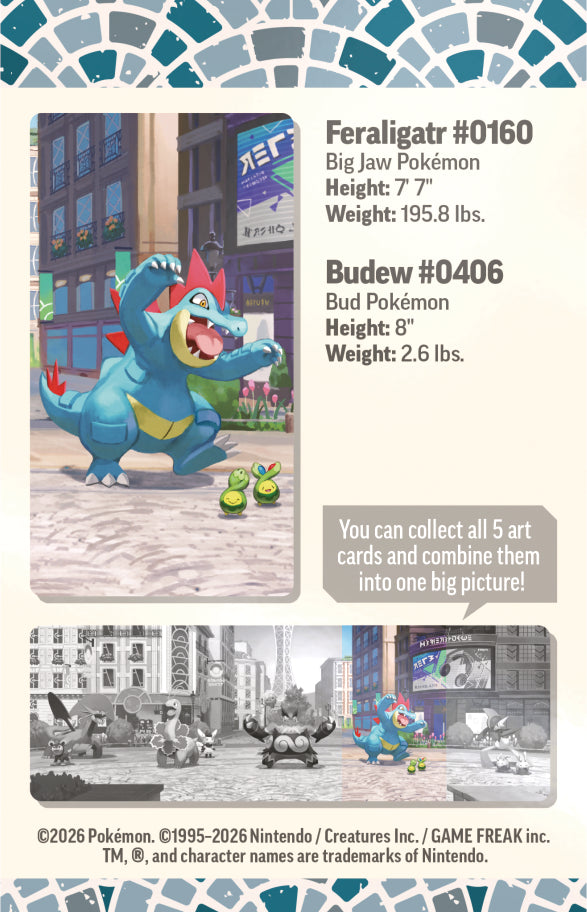 Pokemon TCG: Mini Tin Summer 2026 Lumiose City - Feraligatr