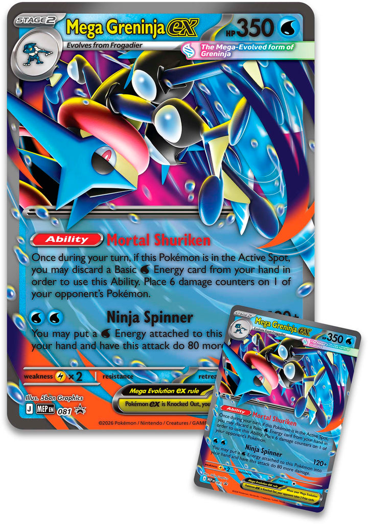 Pokemon TCG: Mega Greninja ex Premium Collection