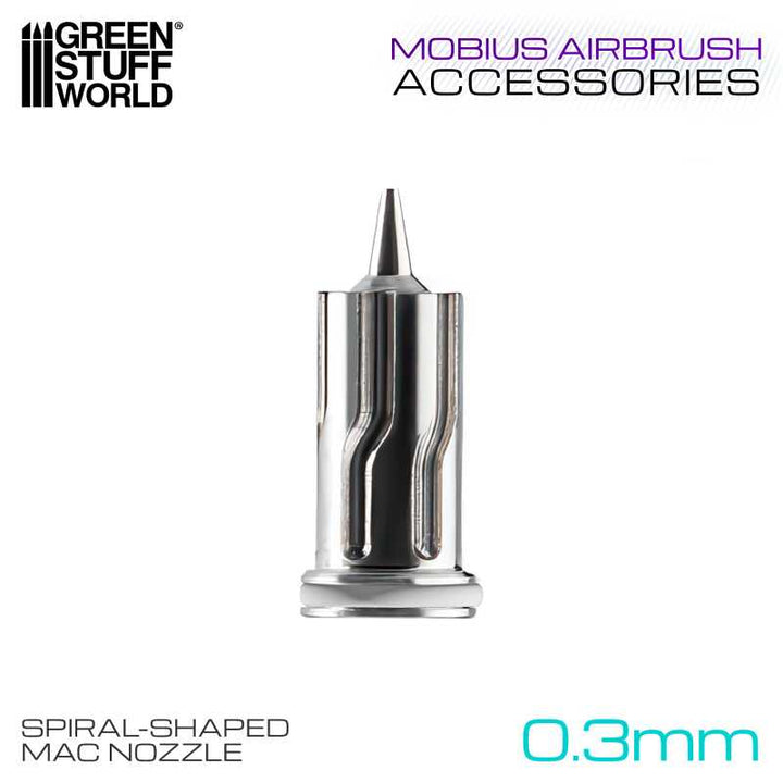 0.3 Nozzle Cap for Mobius Airbrush (Green Stuff World)