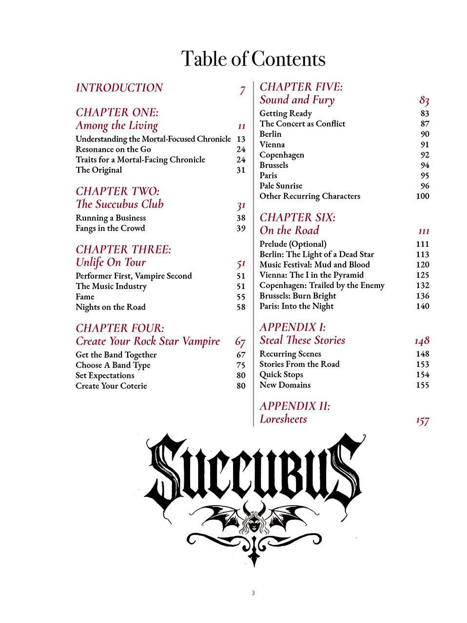 Vampire: The Masquerade (5th Edition) - Live from the Succubus Club Sourcebook