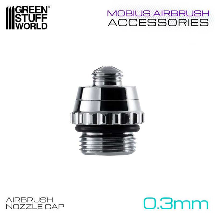 0.3mm Airbrush Nozzle Cap for Mobius Airbrush (Green Stuff World)