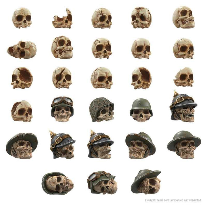 1000x Battlefield Resin Skulls 1:48-1:35 (Green Stuff World)