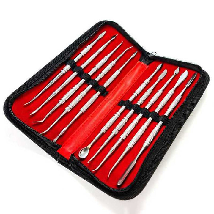 10x Professional Sculpting Tools with case (Green Stuff World)