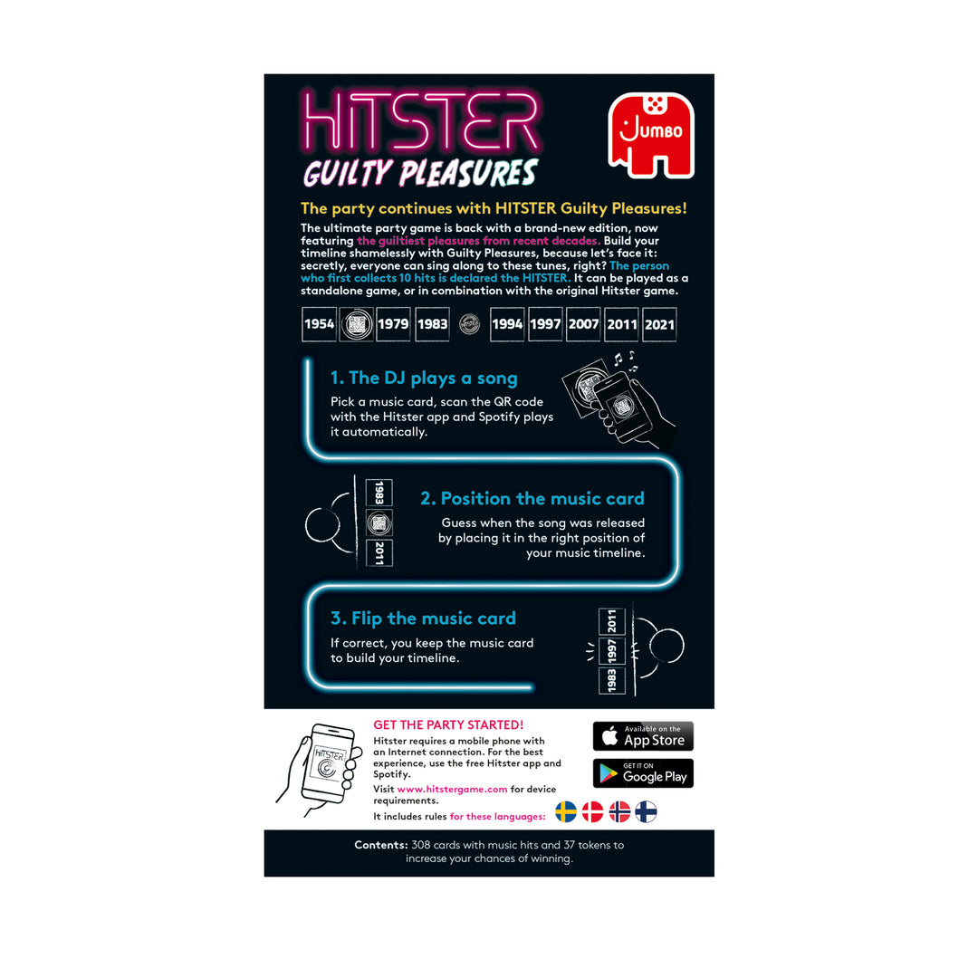 Hitster: Guilty Pleasures (nordisk)