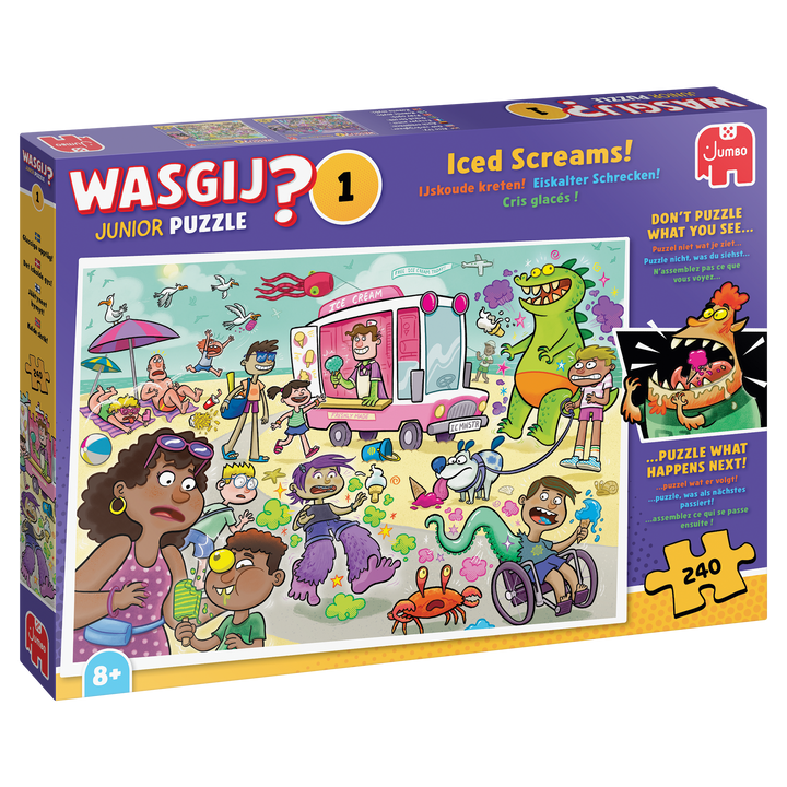 Wasgij Junior 1 - Iced Screams! (240 brikker)