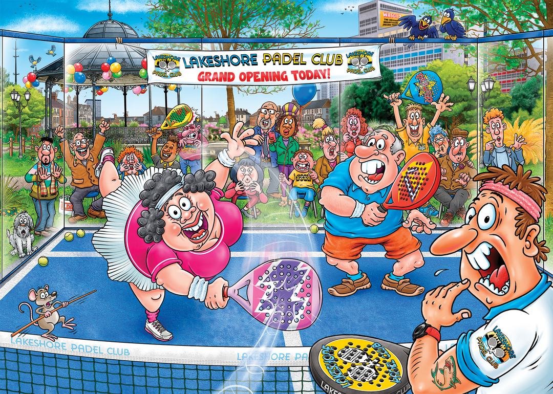 Wasgij Original 49 - Padel Panic! (1000 brikker)