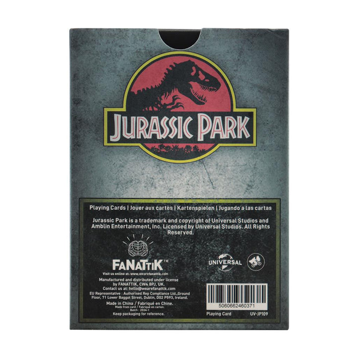 Jurassic Park Gift Shop Playing Cards