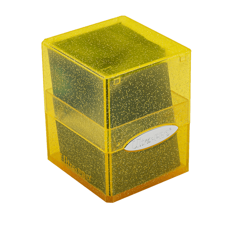 Glitter Satin Cube - Yellow (Ultra PRO)