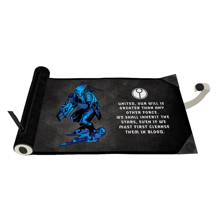 T’au Empire Premium Foil Dice Scroll for Warhammer 40,000 (Ultra PRO)