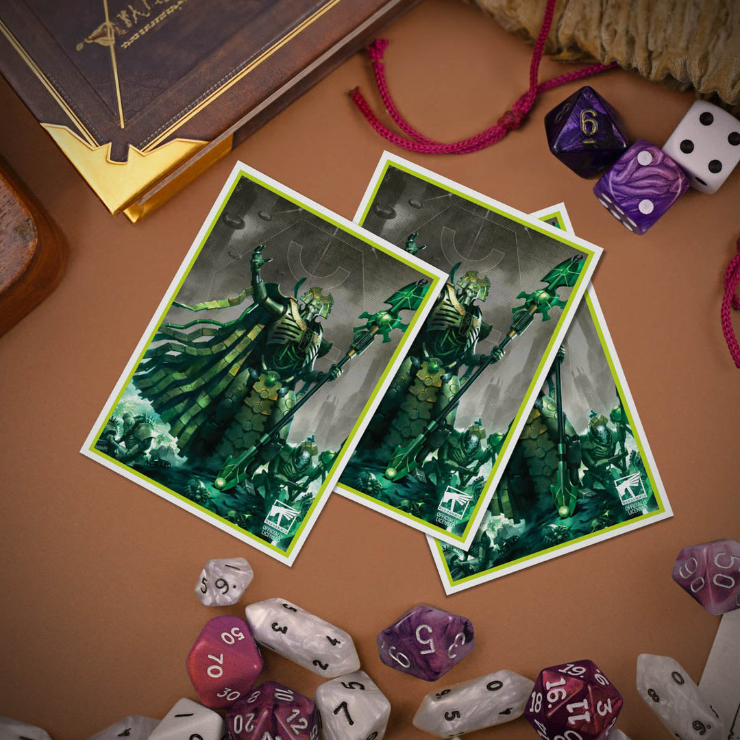 Necrons 105ct APEX DECK PROTECTOR® Sleeves for Warhammer 40,000 (Ultra PRO)