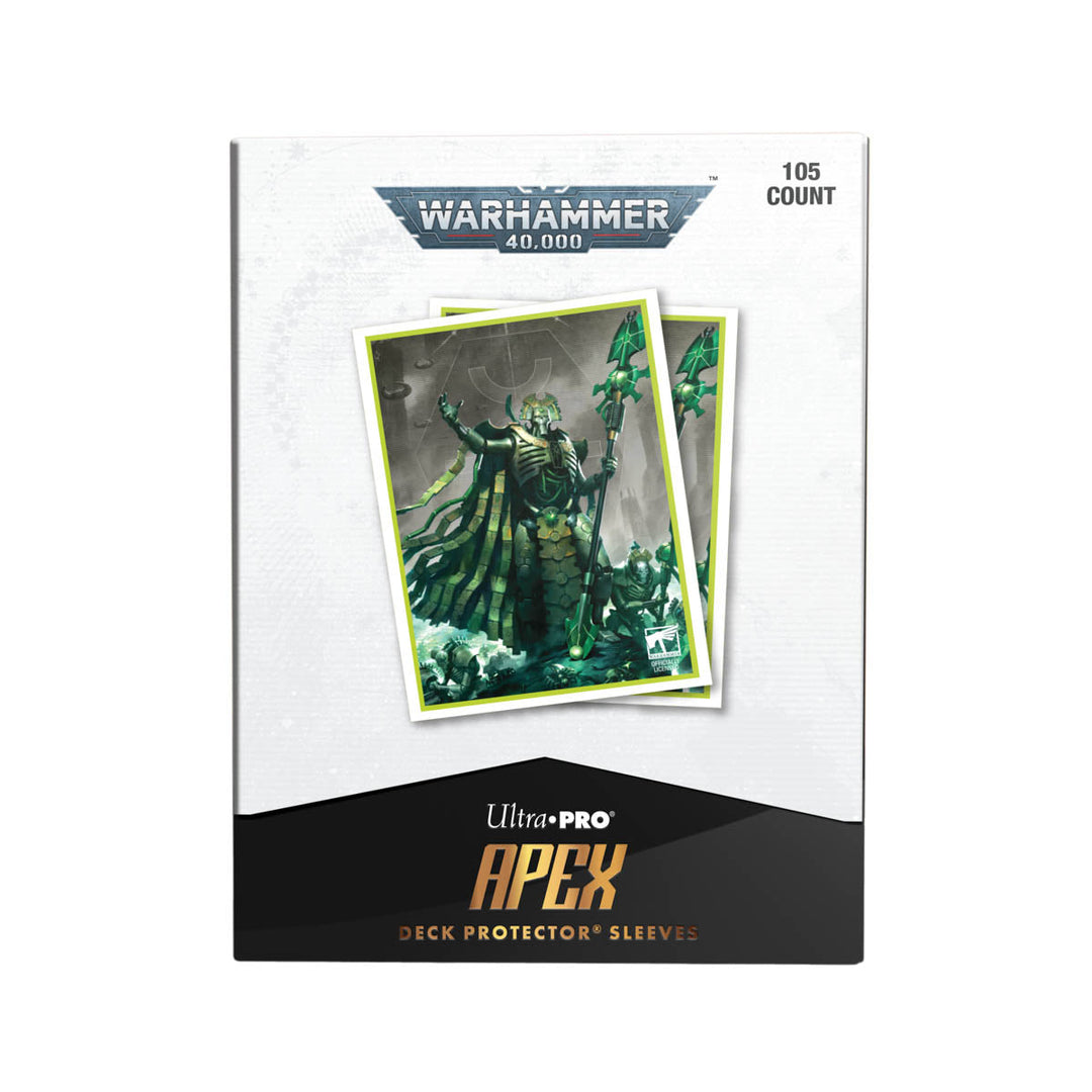 Necrons 105ct APEX DECK PROTECTOR® Sleeves for Warhammer 40,000 (Ultra PRO)