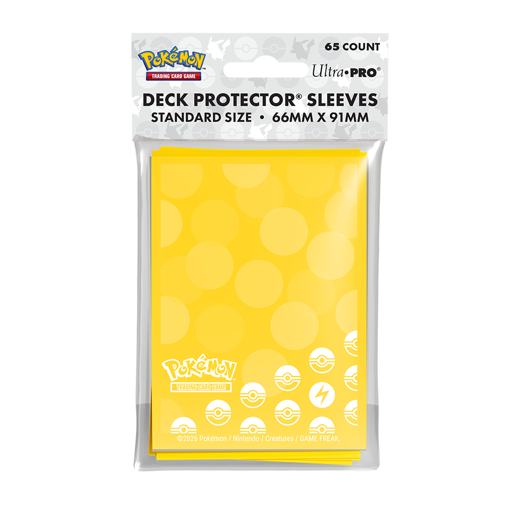 Energy - Lightning Type 65ct DECK PROTECTOR® Sleeves for Pokémon (Ultra PRO)