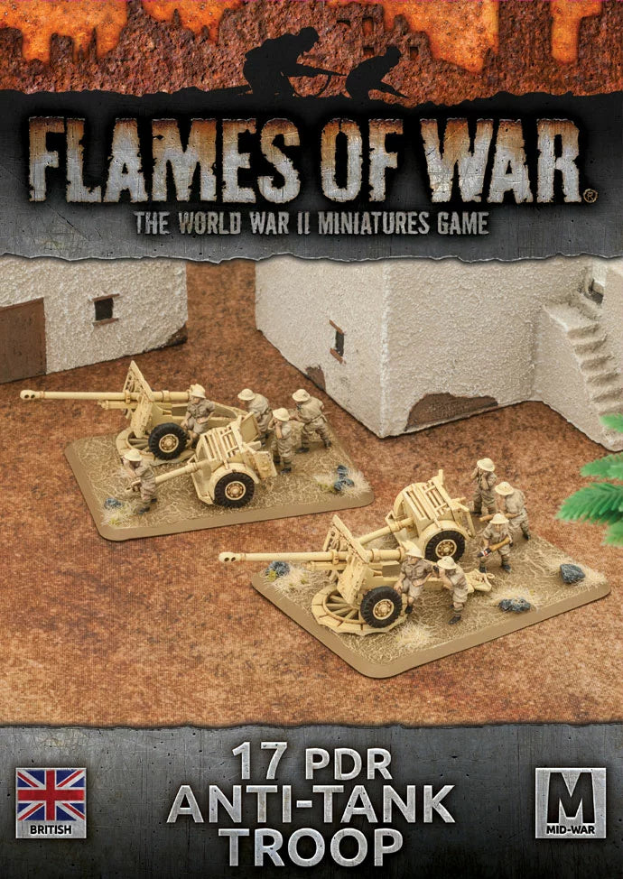 Flames of War: 17/25pdr Anti-Tank Troop (Plastic) (BBX41)