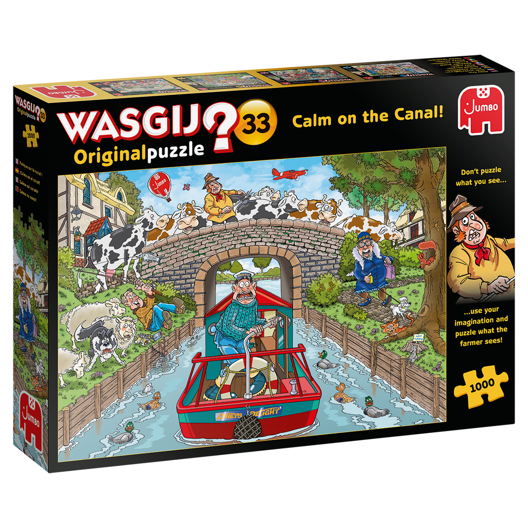 Wasgij Original 33: Calm on the Canal! (1000 brikker)