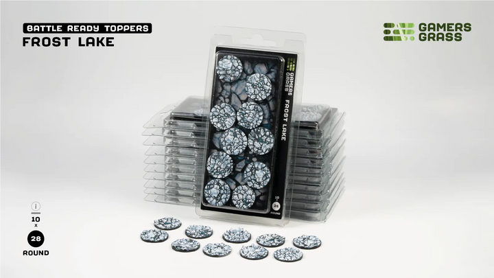 GamersGrass Frost Lake - Round 28mm (x10)