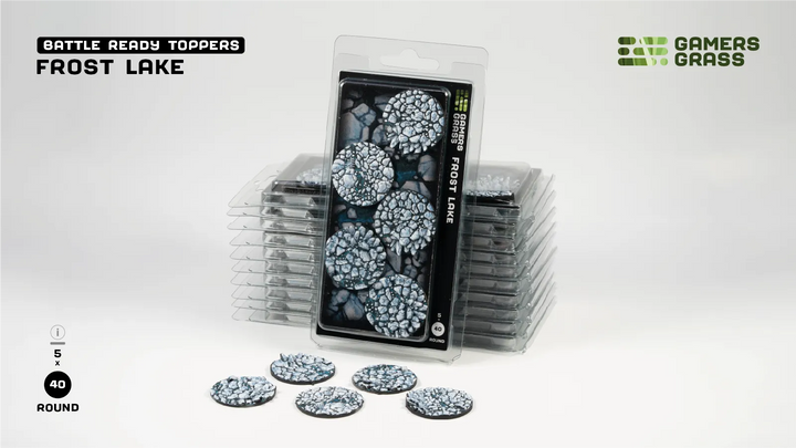 GamersGrass Frost Lake - Round 40mm (x5)