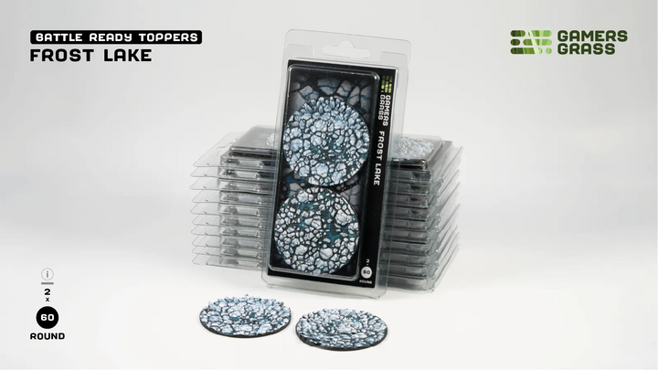 GamersGrass Frost Lake - Round 60mm (x2)