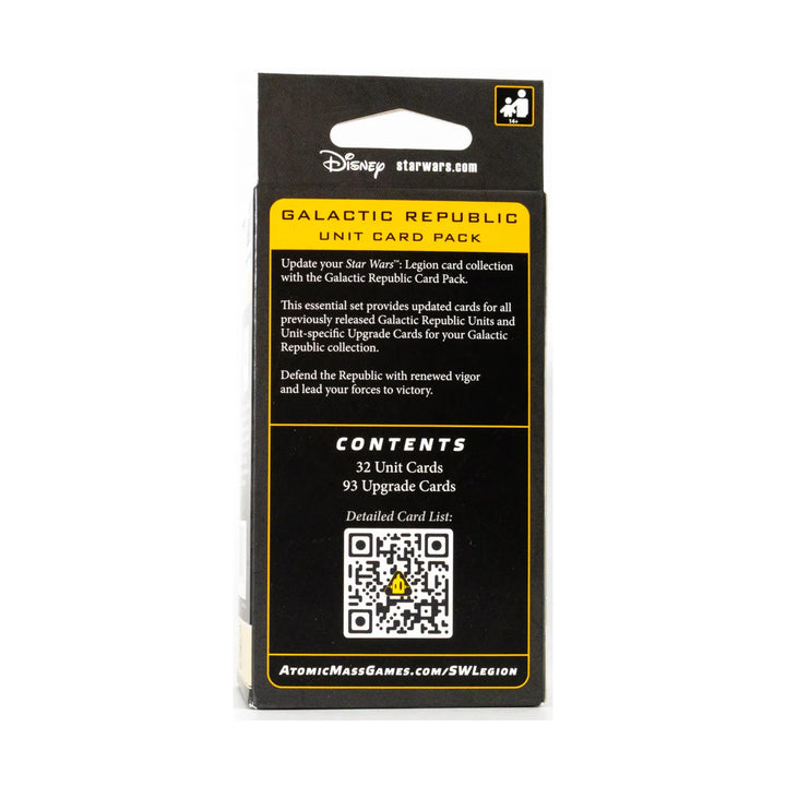 Star Wars: Legion - Galactic Republic Unit Card Pack