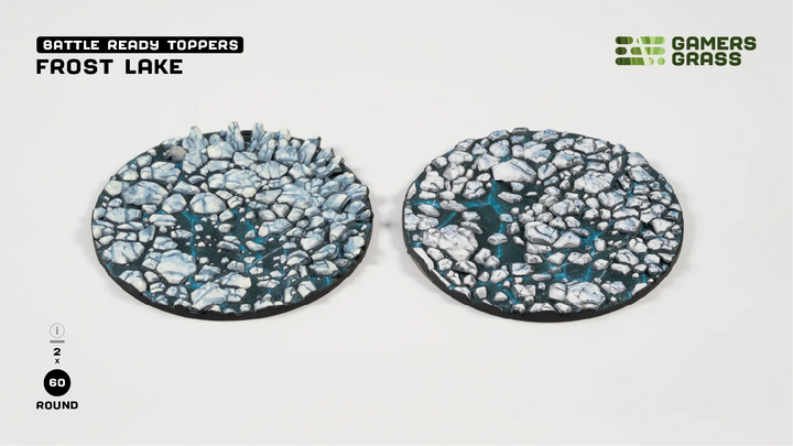 GamersGrass Frost Lake - Round 60mm (x2)