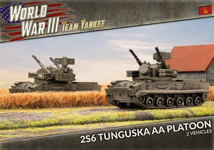 World War III: Team Yankee - 2S6 Tunguska AA Platoon (WWIII x2 Tanks) (TSBX27)