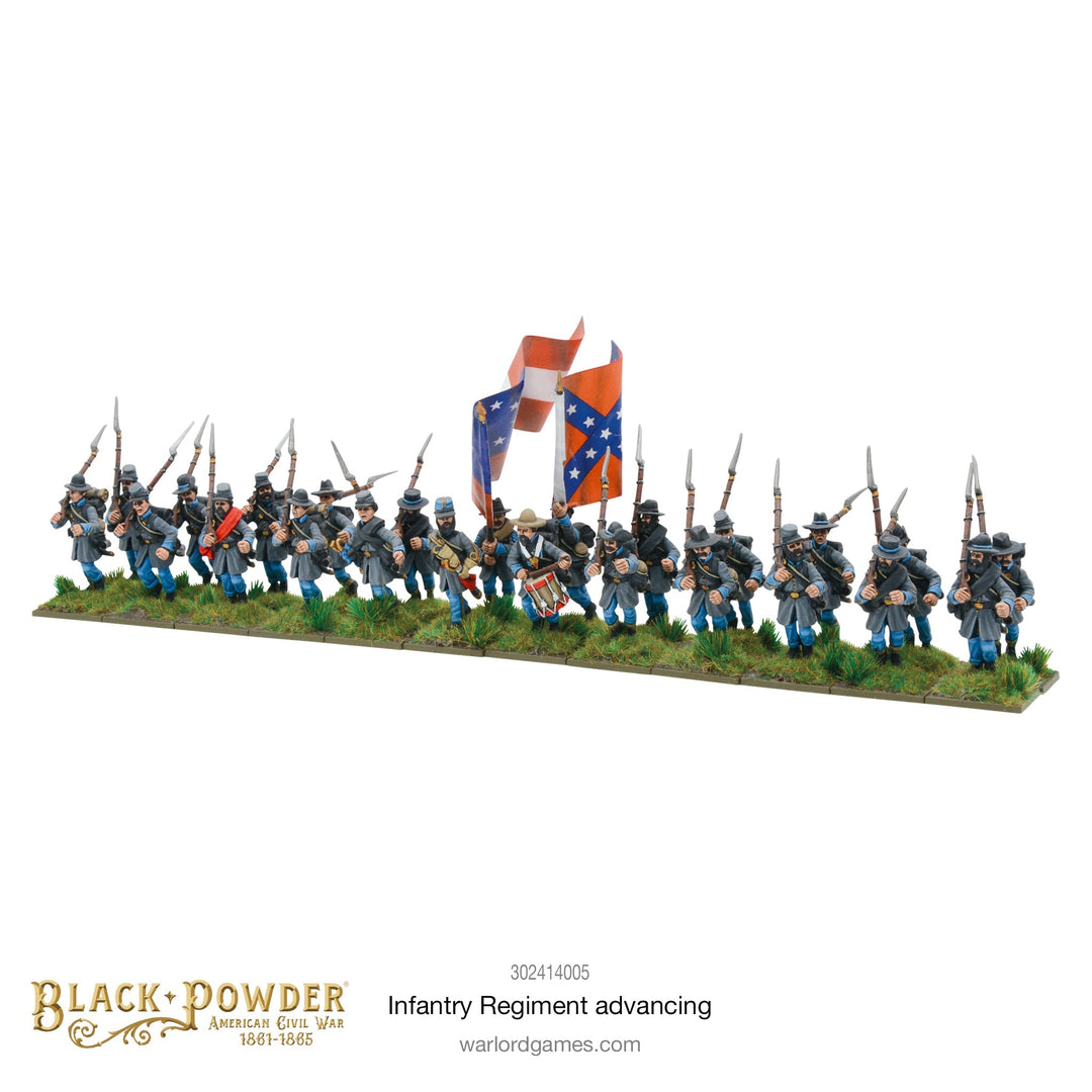 Black Powder: American Civil War - Infantry Regiment Advancing