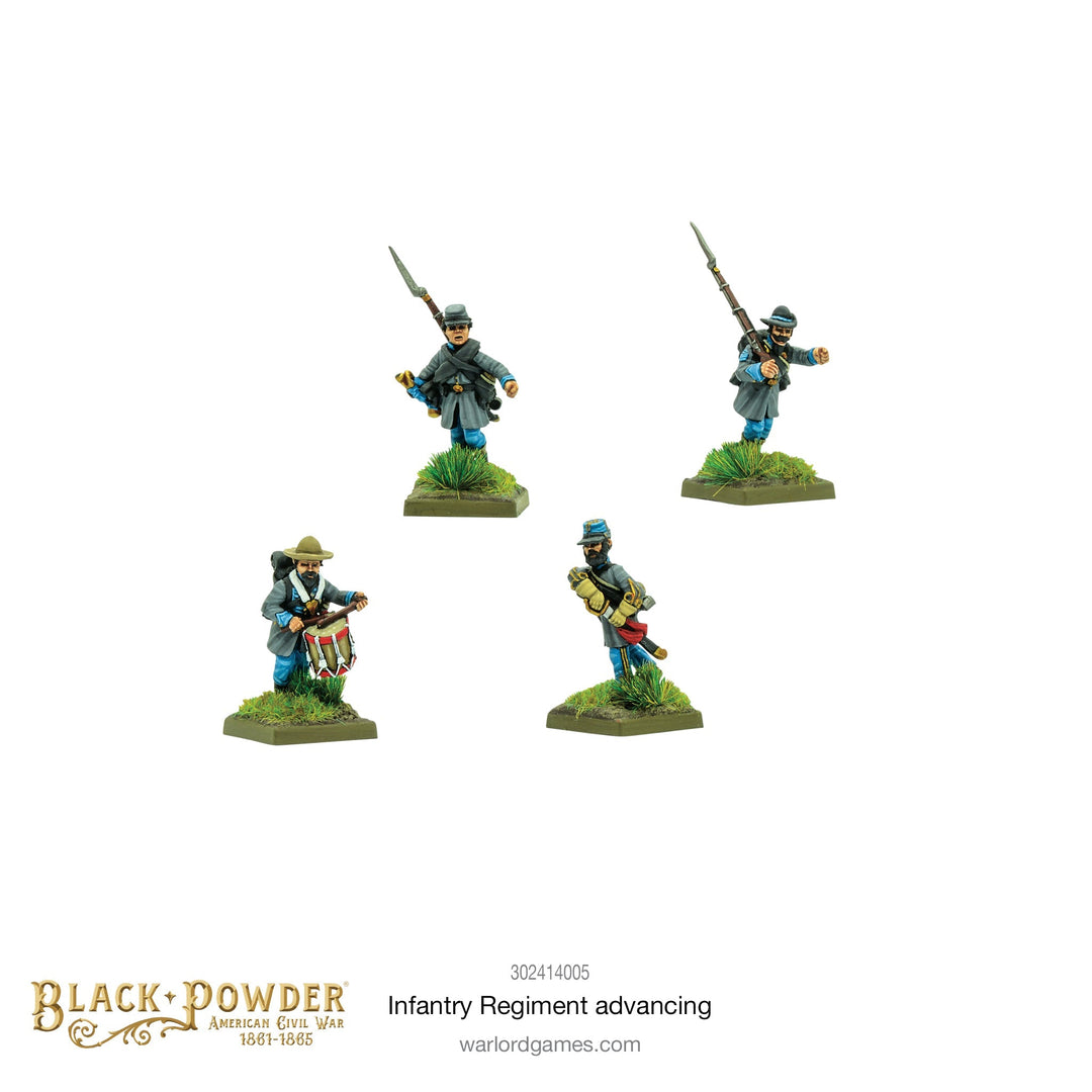 Black Powder: American Civil War - Infantry Regiment Advancing