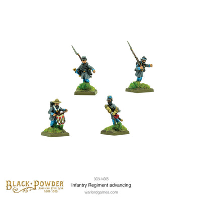 Black Powder: American Civil War - Infantry Regiment Advancing