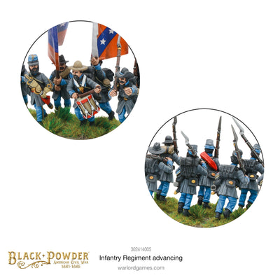 Black Powder: American Civil War - Infantry Regiment Advancing