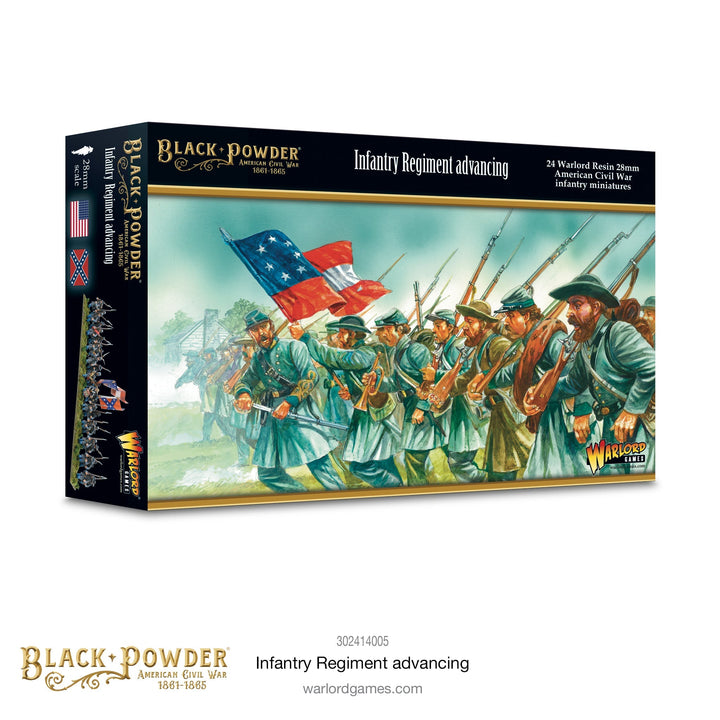 Black Powder: American Civil War - Infantry Regiment Advancing