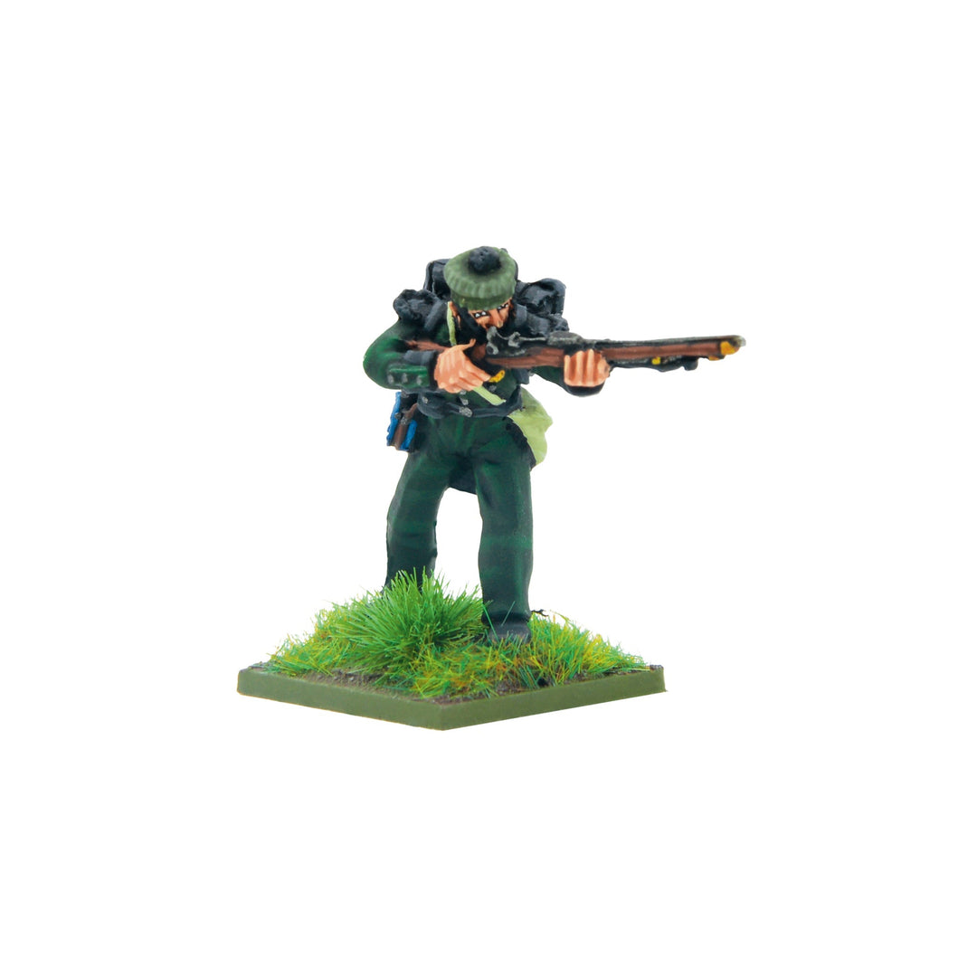 Black Powder: Crimean War British Rifle Brigade in forage caps