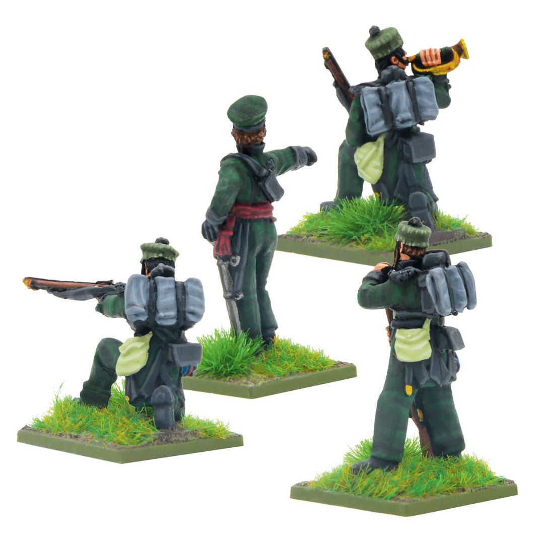 Black Powder: Crimean War British Rifle Brigade in forage caps command