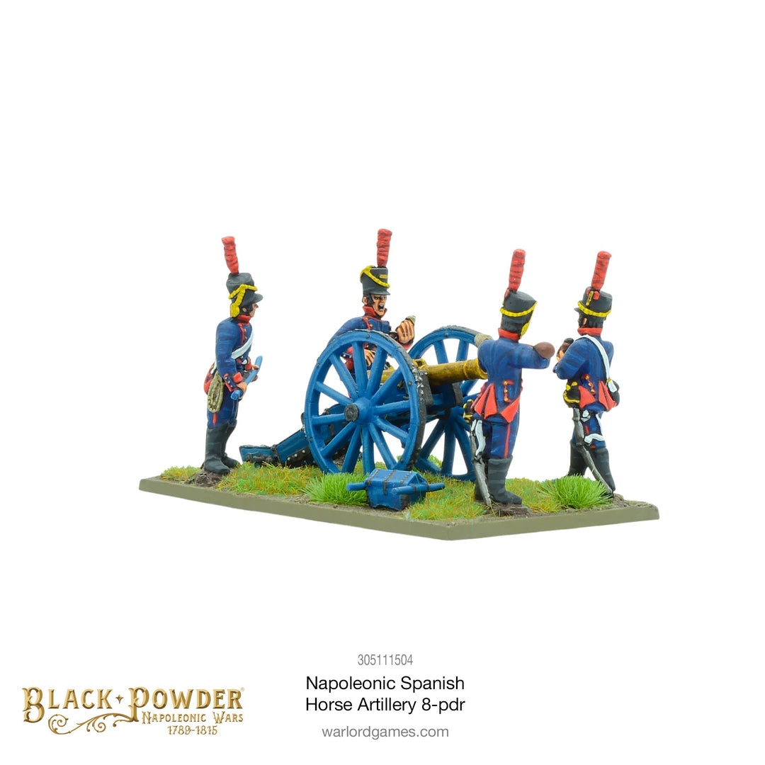 Black Powder: Napoleonic Wars - Napoleonic Spanish Horse Artillery with 8-pdr