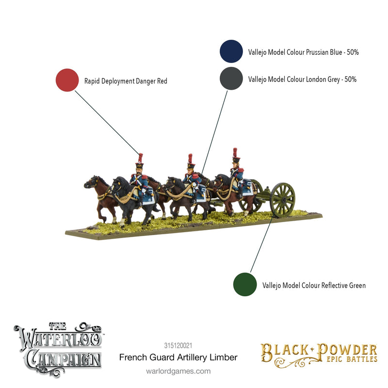 Black Powder Epic Battles: Napoleonic French Guard Artillery Limber