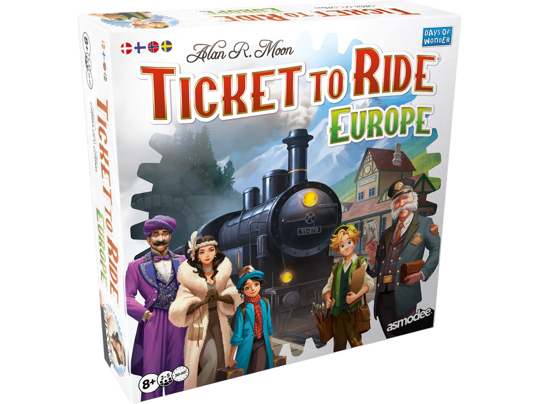 Ticket to Ride: Europe (2025 Refresh) (nordisk)
