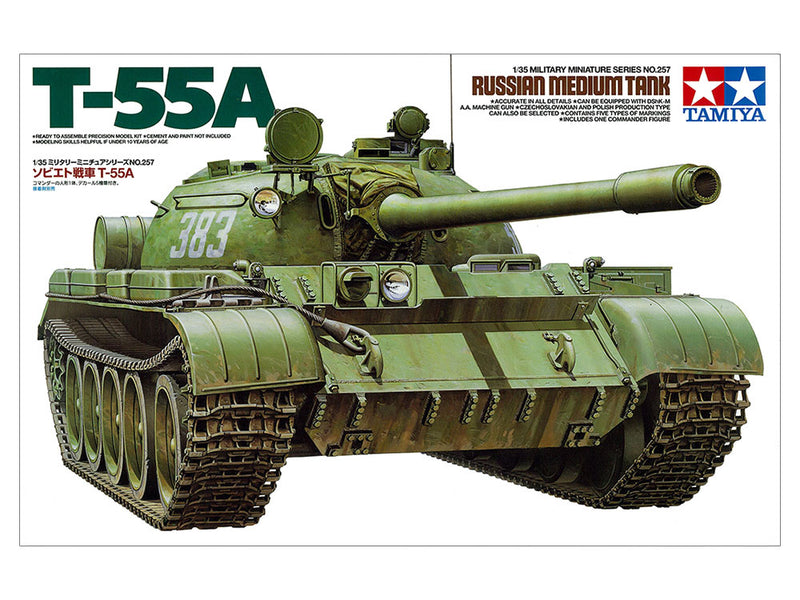 Tamiya 1/35 Russian Medium Tank T-55A (35257)