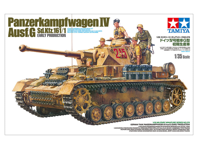 Tamiya 1/35 German Tank Panzerkampfwagen IV Ausf.G (Early Production) (35378)