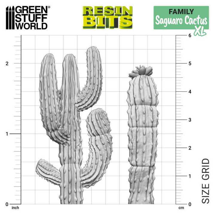 3D printed set - Saguaro Cactus XL (Green Stuff World)