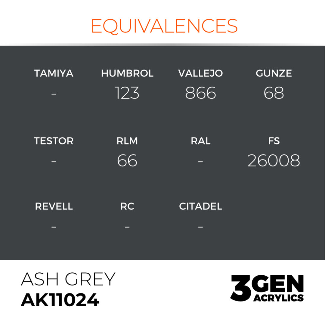 3GEN Acrylics: Ash Grey (AK Interactive) (AK11024)