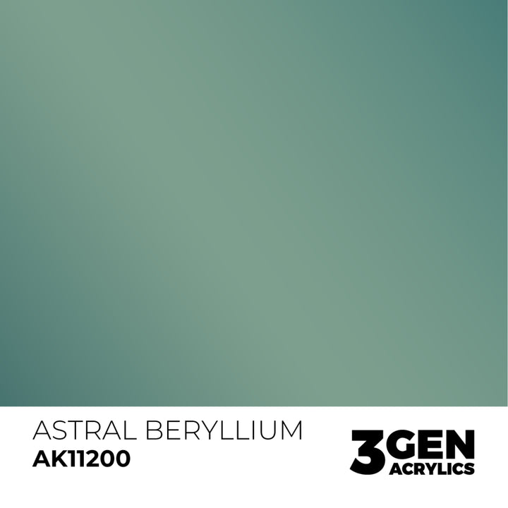 3GEN Acrylics: Astral Beryllium – Metallic (AK Interactive) (AK11200)