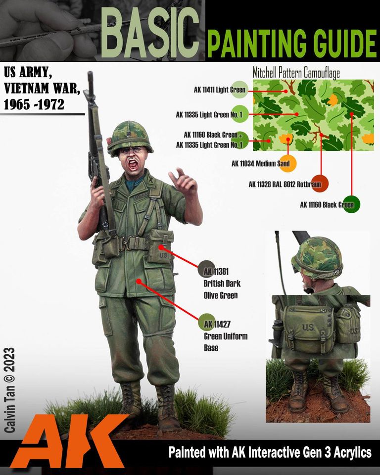3GEN Acrylics: Black Green (AK Interactive) (AK11160)