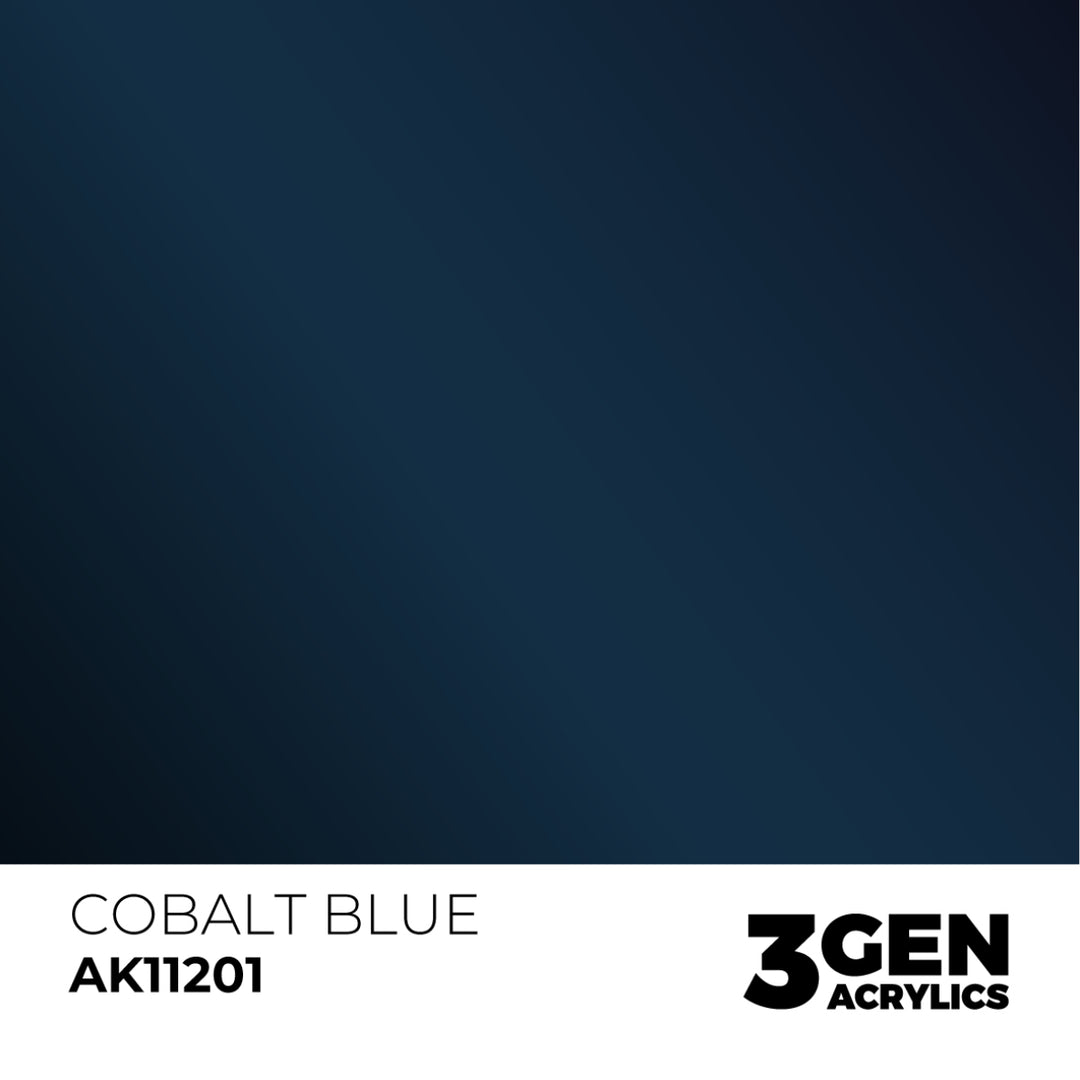 3GEN Acrylics: Cobalt Blue – Metallic (AK Interactive) (AK11201)